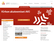 Tablet Screenshot of akiliitot.fi